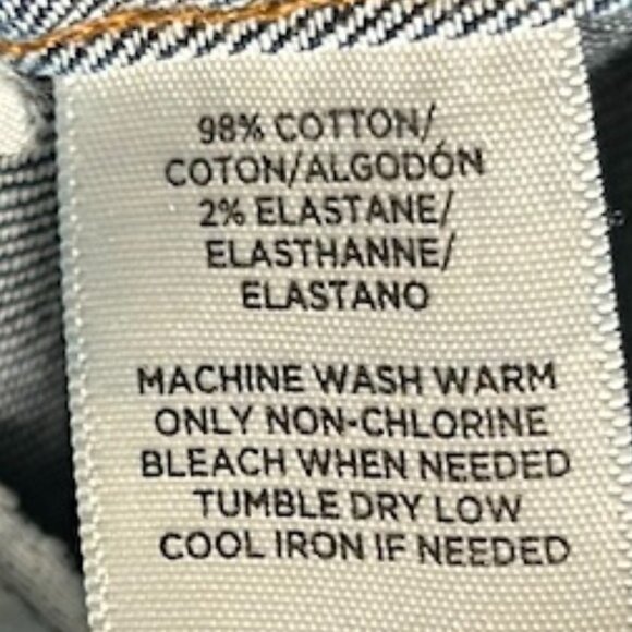 LOFT Dark Washed Denim Jacket Women's Size XL - Picture 9 of 9